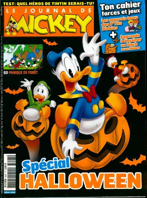 Livrenpoche : Le journal de Mickey n°3097 : Spécial Halloween - Collectif - Livre