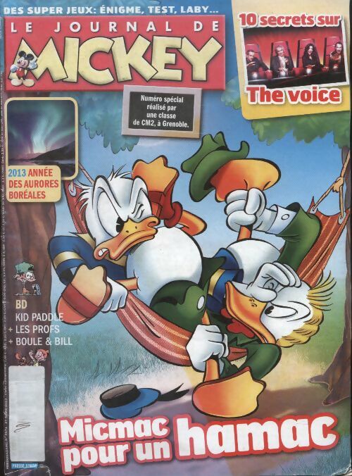 Livrenpoche : Le journal de Mickey n°3171 : Micmac pour un hamac - Collectif - Livre