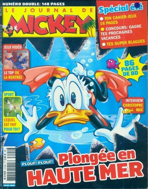 Livrenpoche : Le journal de Mickey n°3192 : Plongée en haute mer - Collectif - Livre