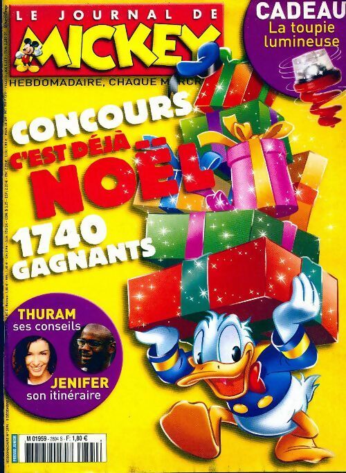 Livrenpoche : Le journal de Mickey n°2894 : Concours c'est déjà noël - Collectif - Livre