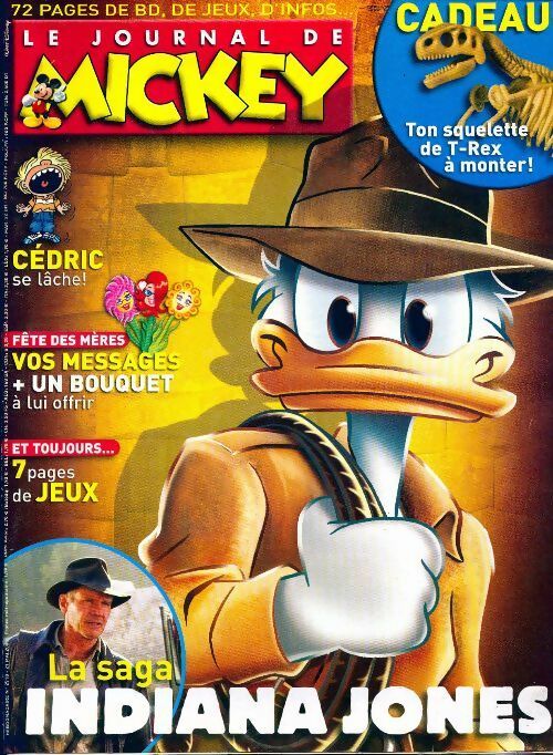 Livrenpoche : Le journal de Mickey n°2918 : La saga Indiana Jones - Collectif - Livre