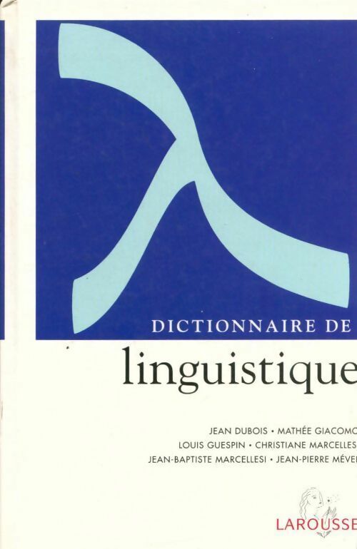 Livrenpoche : Dictionnaire de linguistique - Jean Dubois - Livre