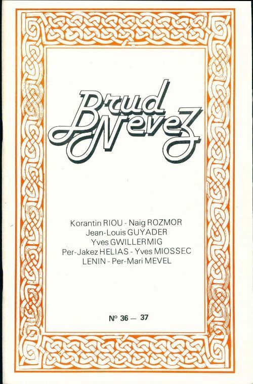Livrenpoche : Brud nevez 1980 n°36-37 - Collectif - Livre