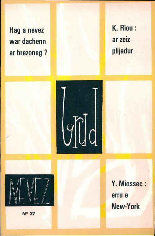 Livrenpoche : Brud nevez 1979 n°27 - Collectif - Livre