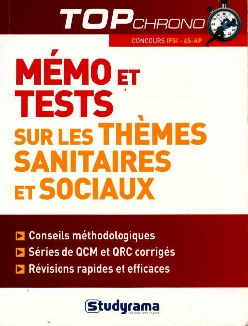 Livrenpoche : Mémo et tests sur les thèmes sanitaires et sociaux - Céline Wistuba - Livre
