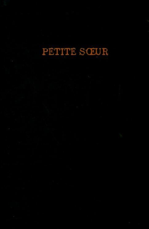 Livrenpoche : Petite soeur - Patricia J. MacDonald - Livre
