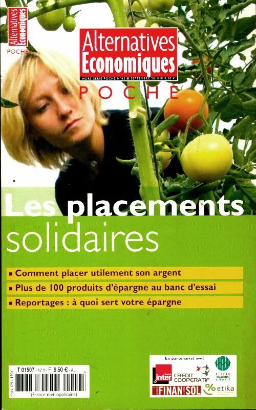Livrenpoche : Les placements solidaires - Collectif - Livre