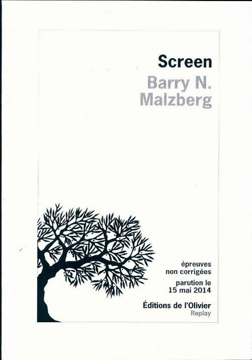 Livrenpoche : Screen - Barry Norman Malzberg - Livre