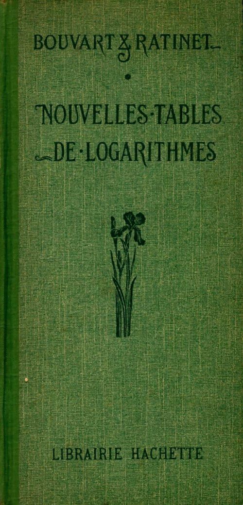 Livrenpoche : Nouvelles tables de logarithmes - Christine Bouvart - Livre