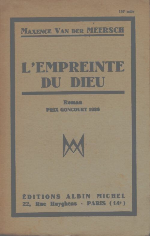 Livrenpoche : L'empreinte du Dieu - Maxence Van der Meersch - Livre
