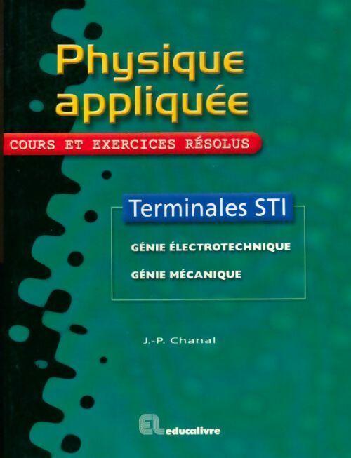 Livrenpoche : Physique appliquée Terminale STI - Chanal - Livre