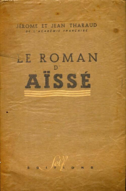 Livrenpoche : Le roman d'Aïssé - Jean Tharaud - Livre