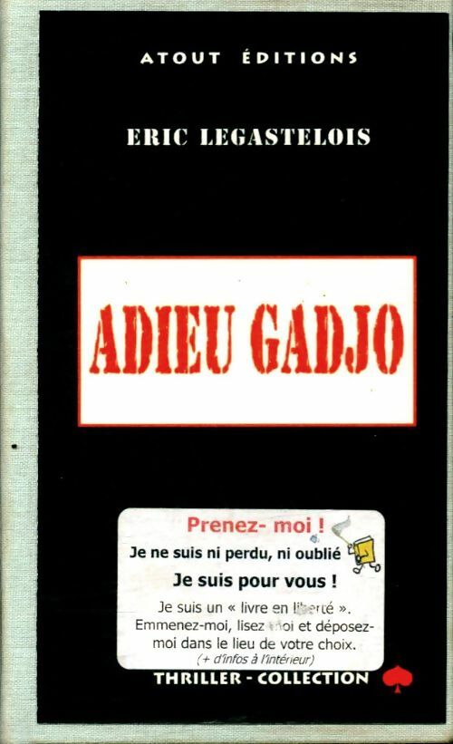Livrenpoche : Adieu gadjo - Eric Legastelois - Livre