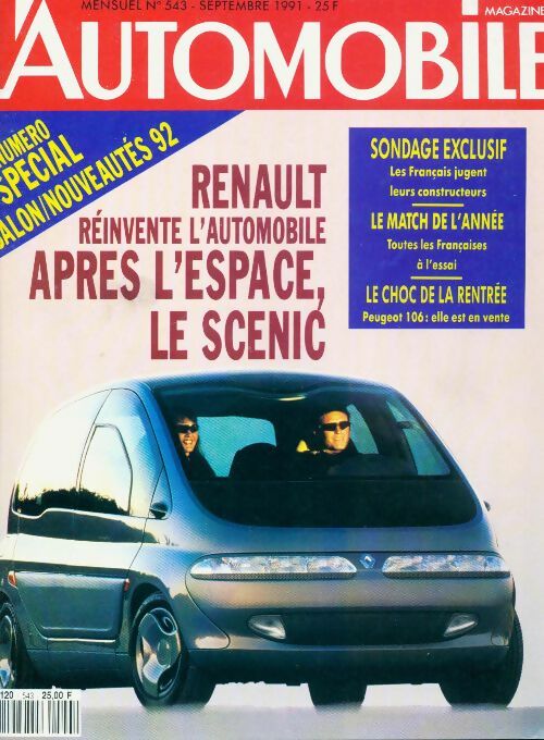 Livrenpoche : L'automobile magazine n°543 : Renault réinvente l'automobile après l'Espace, le Scénic - Collectif - Livre