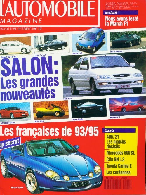 Livrenpoche : L'automobile magazine n°555 : Salon : les grandes nouveautés - Collectif - Livre