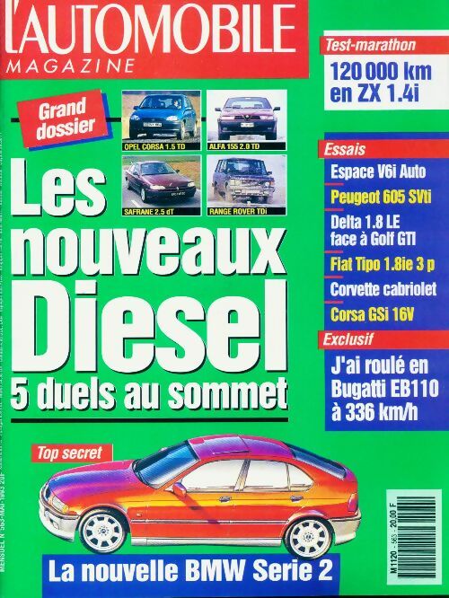 Livrenpoche : L'automobile magazine n°563 : Les nouveaux diesel - Collectif - Livre