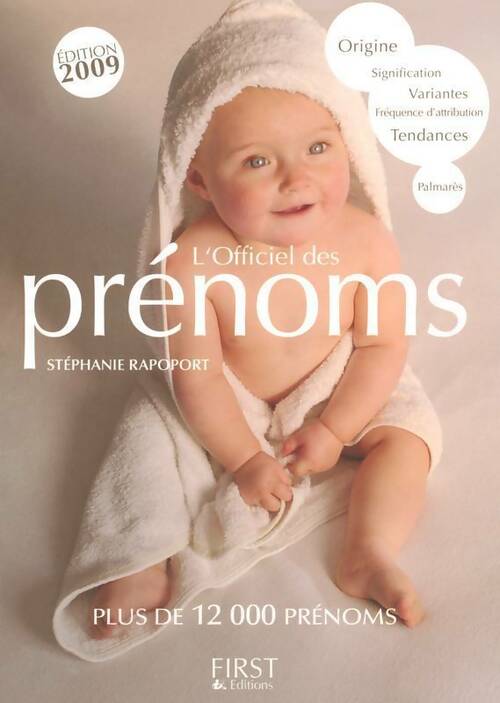 Livrenpoche : L'officiel des prénoms 2009 - Stéphanie Rapoport - Livre