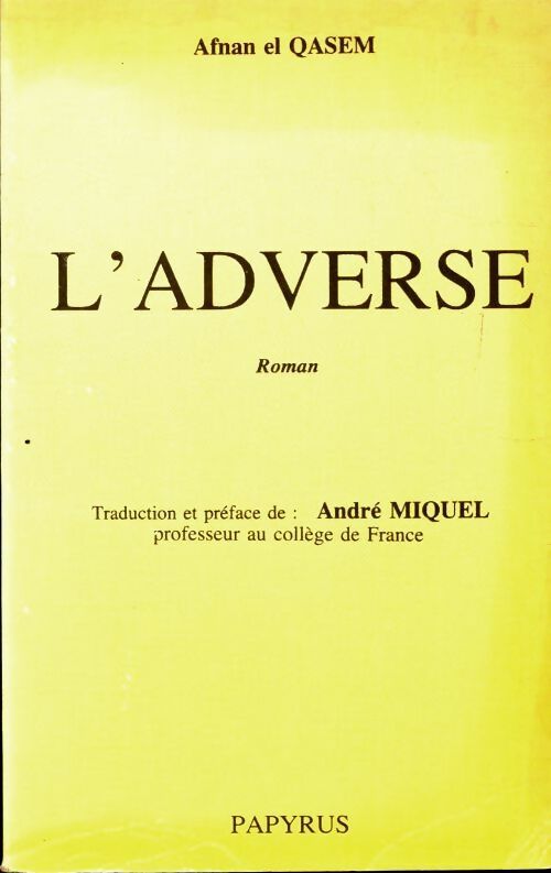 Livrenpoche : L'adverse - Afnan El Qasem - Livre