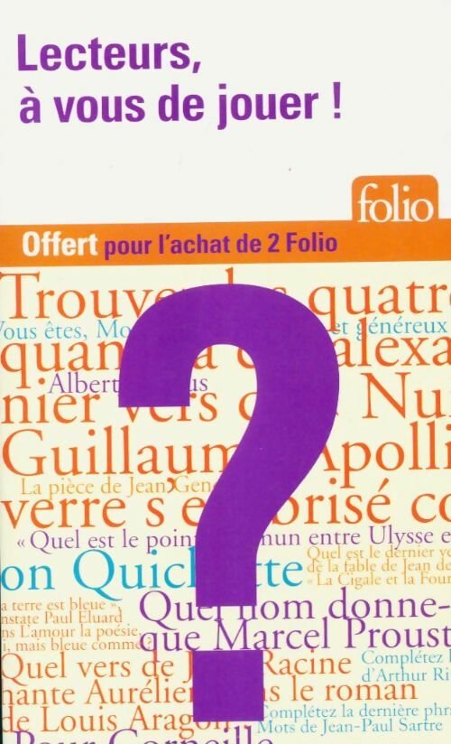 Livrenpoche : Lecteurs, à vous de jouer ! - Collectif - Livre