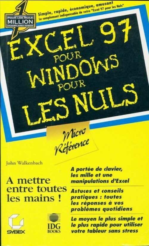 Livrenpoche : Excel 97 - John Walkenbach - Livre