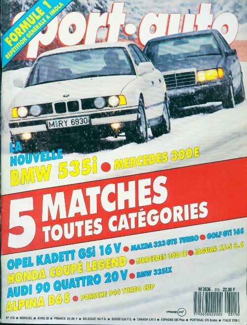 Livrenpoche : Sport-auto n°315 : 5 matches toutes catégories - Collectif - Livre