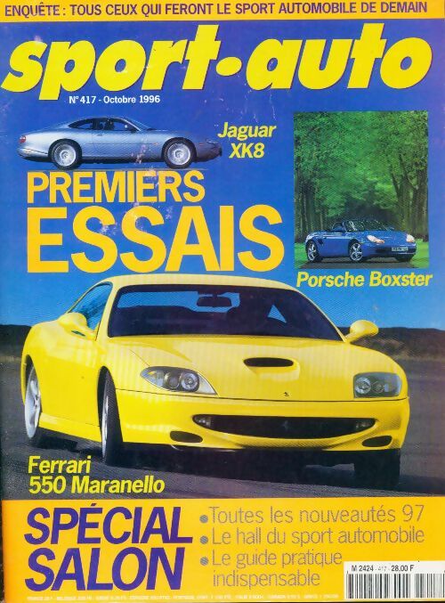 Livrenpoche : Sport-auto n°417 : Premiers essais Jaguar XK8 / Porsche Boxter - Collectif - Livre
