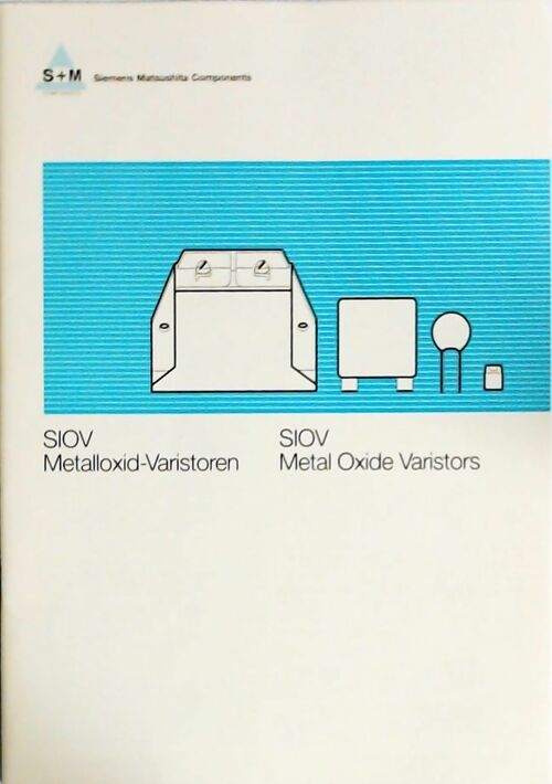 Livrenpoche : SIOV Metal Oxyide Varistors - Collectif - Livre