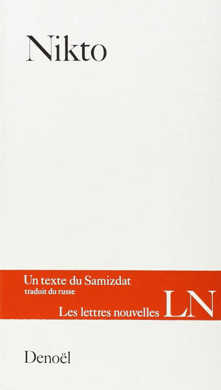 Livrenpoche : Nikto - Anonyme - Livre