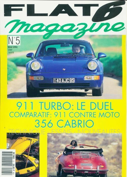 Livrenpoche : Flat 6 magazine n°5 : 911 turbo : le duel - Collectif - Livre