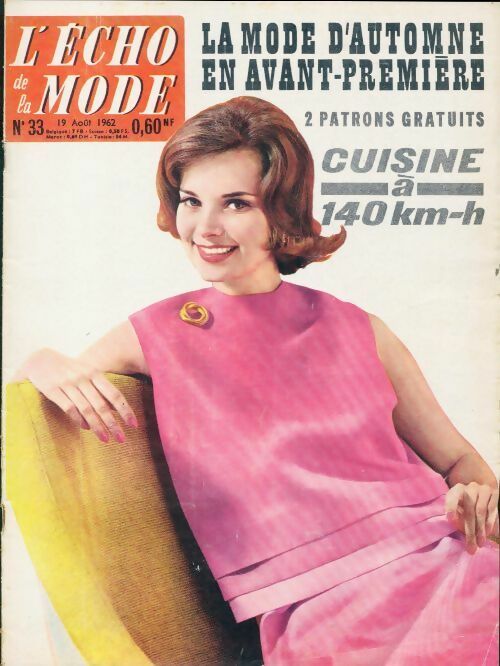 Livrenpoche : L'écho de la mode 1962 n°33 - Collectif - Livre