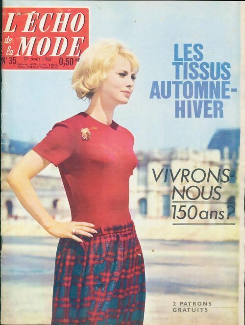 Livrenpoche : L'écho de la mode 1961 n°35 - Collectif - Livre