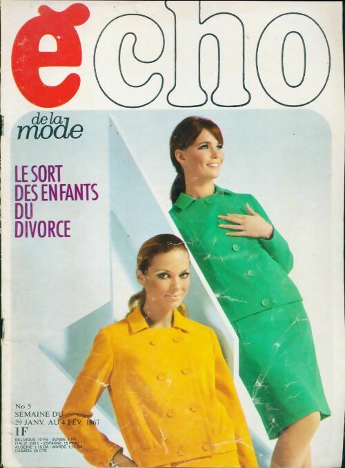 Livrenpoche : L'écho de la mode 1967 n°5 - Collectif - Livre