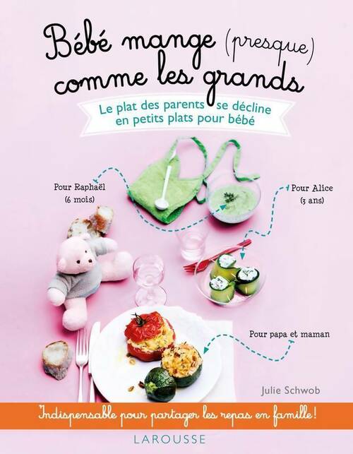 Livrenpoche : Bébé mange presque comme les grands - Julie Schwob - Livre