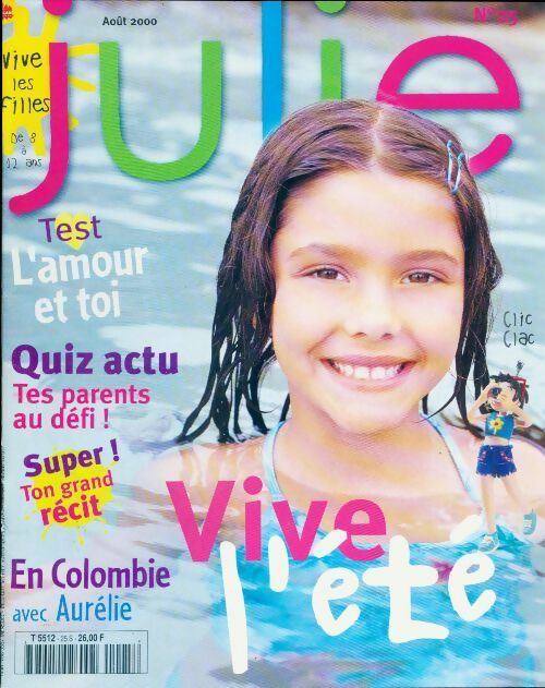Livrenpoche : Julie n°25 : Vive l'été - Collectif - Livre