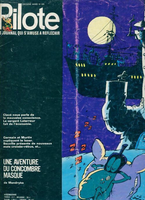 Livrenpoche : Pilote n°626 : Une aventure du concombre masqué - Collectif - Livre