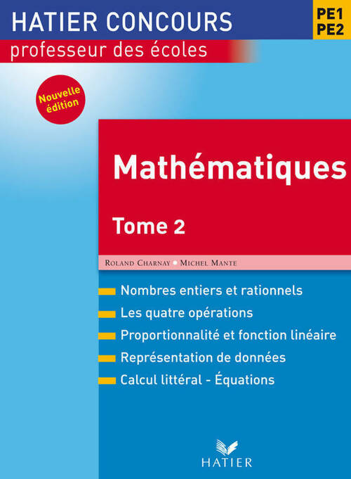 Livrenpoche : Mathématiques PE1 PE2 : Tome II - Roland Charnay - Livre