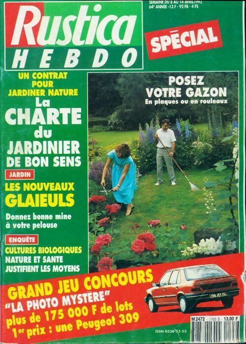 Livrenpoche : Rustica n°1163 : Posez votre gazon - Collectif - Livre