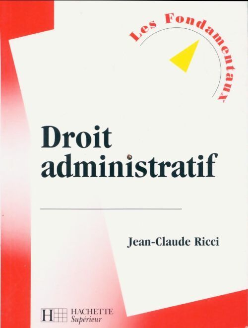 Droit administratif - Jean-Claude Ricci - Livre