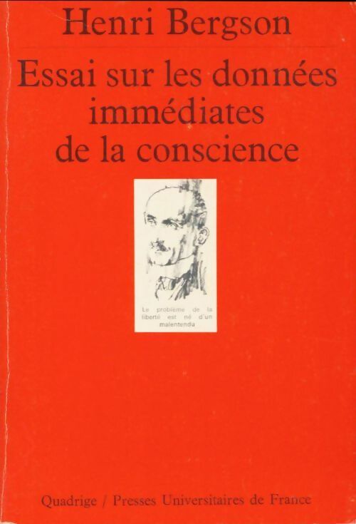 Livrenpoche : Essai sur les données immédiates de la conscience - Henri Bergson - Livre