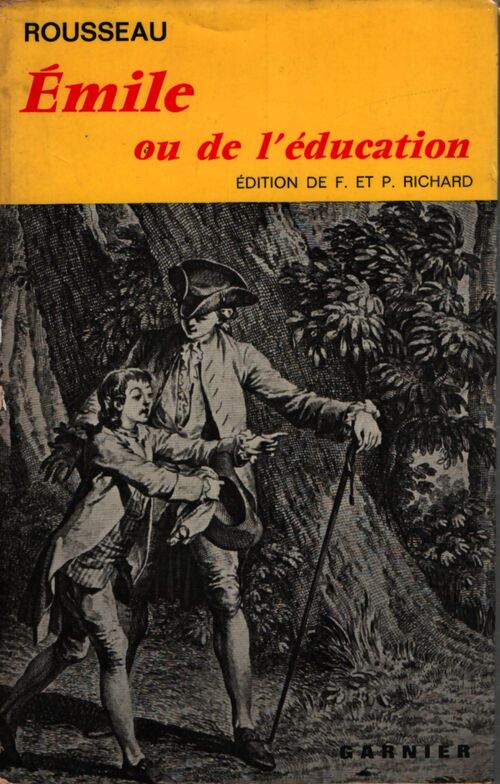 Emile ou de l'éducation - Jean-Jacques Rousseau - Livre