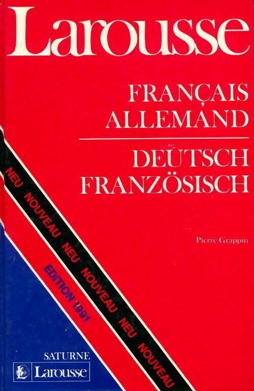 Livrenpoche : Dictionnaire français-allemand deutsch-französisches - Pierre Grappin - Livre
