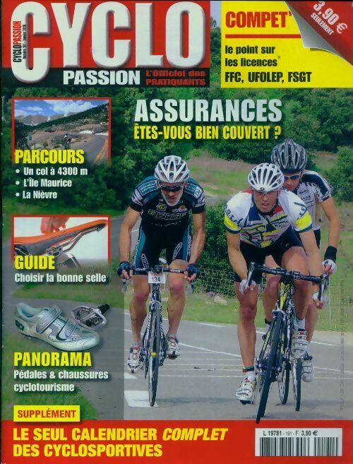 Livrenpoche : Cyclo passion n°191 : Assurances - Collectif - Livre