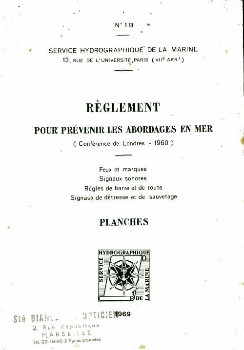 Livrenpoche : Règlement pour prévenir les abordages en mer - Inconnu - Livre