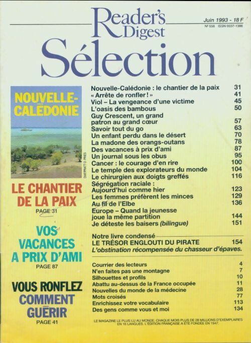 Livrenpoche : Reader's digest sélection n°556 - Collectif - Livre