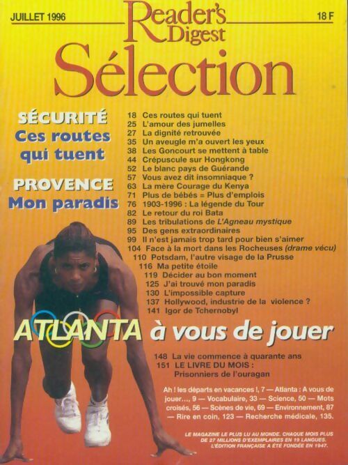 Livrenpoche : Reader's digest sélection juillet 1996 - Collectif - Livre