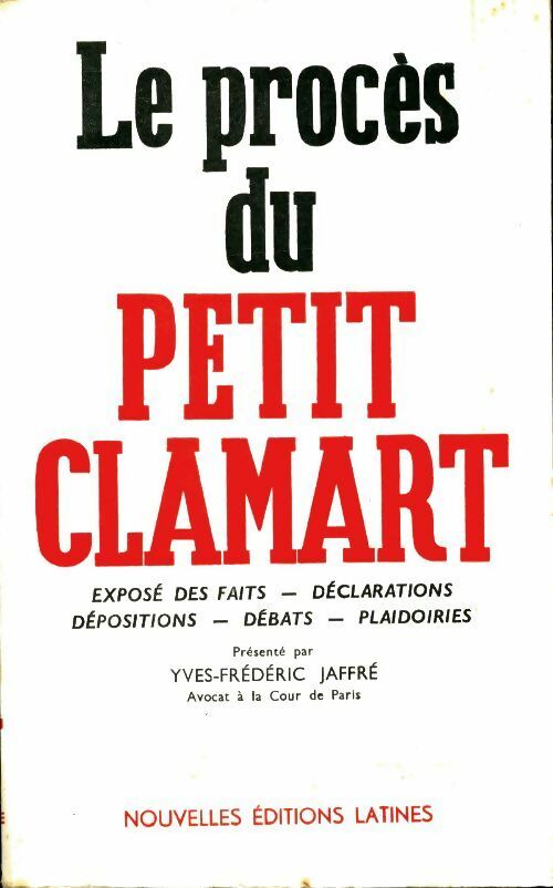 Livrenpoche : Le procès du petit Clamart - Collectif - Livre