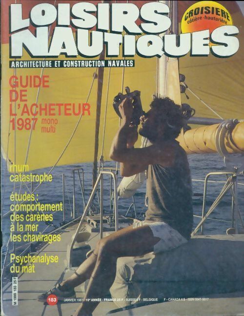 Livrenpoche : Loisirs nautiques n°183: Guide de l'acheteur 1987 - Collectif - Livre