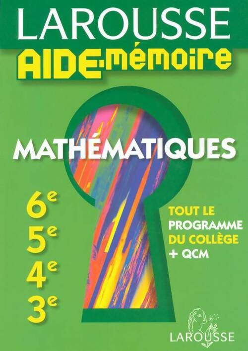 Livrenpoche : Mathématiques : 6e 5e 4e 3e - Collectif - Livre