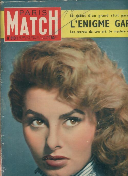 Livrenpoche : Paris Match n°313 : L'énigme Garbo - Collectif - Livre
