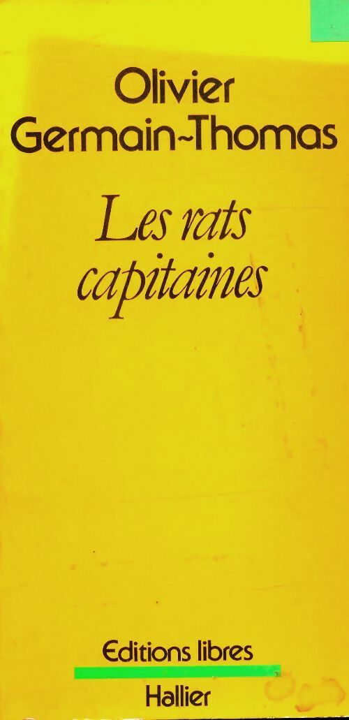 Livrenpoche : Les rats capitaines - Olivier Germain-Thomas - Livre